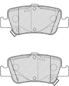 Комплект тормозных колодок, дисковый тормоз FERODO FDB4048