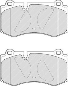 Комплект тормозных колодок, дисковый тормоз FERODO FDB4055