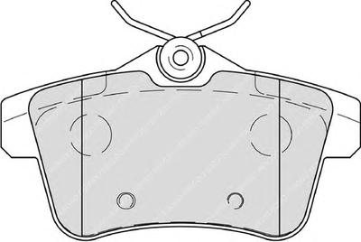 Комплект тормозных колодок, дисковый тормоз FERODO FDB4224