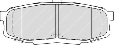 Комплект тормозных колодок, дисковый тормоз FERODO FDB4230