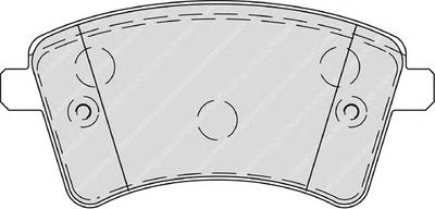 Комплект тормозных колодок, дисковый тормоз FERODO FDB4256