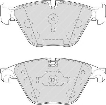 Комплект тормозных колодок, дисковый тормоз FERODO