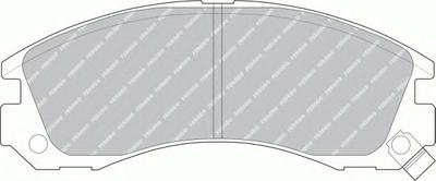 Комплект тормозных колодок, дисковый тормоз FERODO FDB765