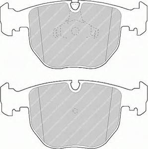 Комплект тормозных колодок, дисковый тормоз FERODO FDB997