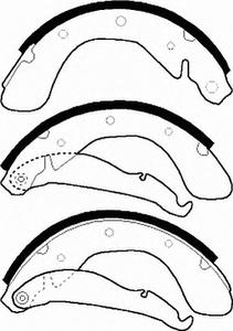 Комплект тормозных колодок FERODO