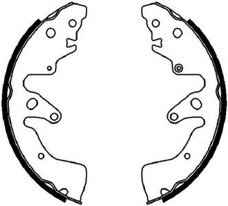 Комплект тормозных колодок FERODO FSB4034