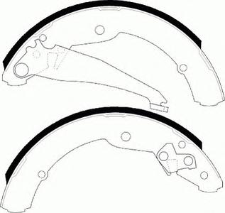 Комплект тормозных колодок FERODO FSB549