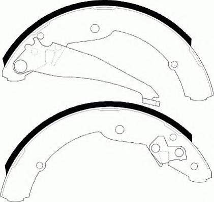 Комплект тормозных колодок FERODO