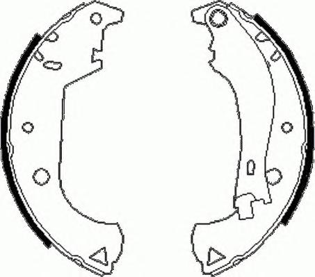 Комплект тормозных колодок FERODO