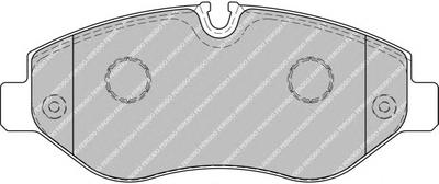 Комплект тормозных колодок, дисковый тормоз FERODO FVR1778
