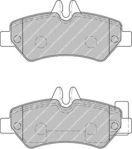 Комплект тормозных колодок, дисковый тормоз FERODO FVR1780