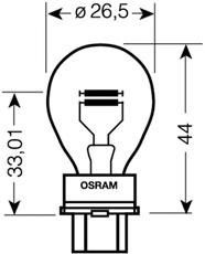 Лампа накаливания, фонарь указателя поворота OSRAM