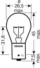 Лампа накаливания, фонарь указателя поворота OSRAM 7511TSP