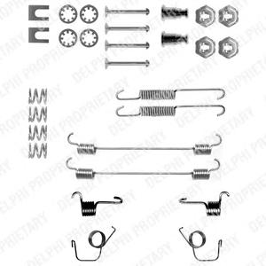 Комплектующие, тормозная колодка DELPHI LY1040