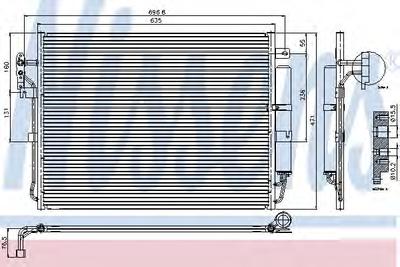Конденсатор, кондиционер NISSENS 94962