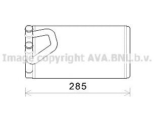 Теплообменник, отопление салона AVA QUALITY COOLING