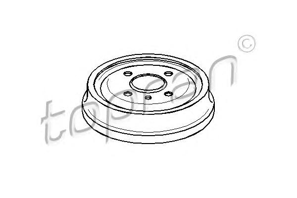 Тормозной барабан TOPRAN
