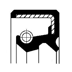 Уплотнительное кольцо вала, насос гидроусилителя CORTECO