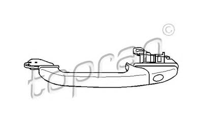 Ручка двери TOPRAN 107536