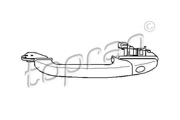 Ручка двери TOPRAN