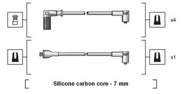 Комплект проводов зажигания MAGNETI MARELLI 941318111113
