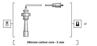 Комплект проводов зажигания MAGNETI MARELLI