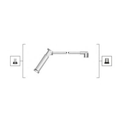 Комплект проводов зажигания MAGNETI MARELLI