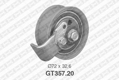 Натяжной ролик, ремень ГРМ SNR GT357.20