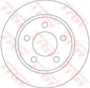 Тормозной диск TRW
