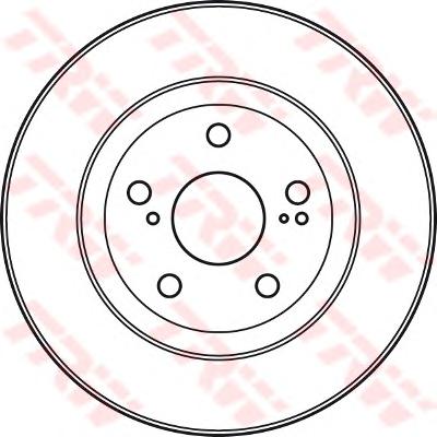 Тормозной диск TRW