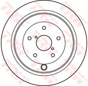 Тормозной диск TRW