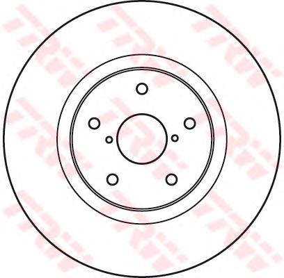 Тормозной диск TRW