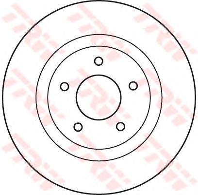 Тормозной диск TRW
