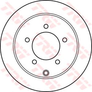 Тормозной диск TRW