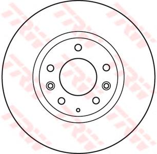 Тормозной диск TRW