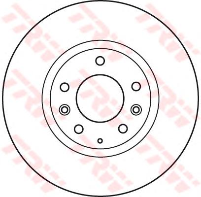 Тормозной диск TRW