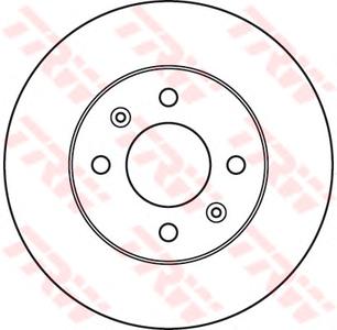 Тормозной диск TRW