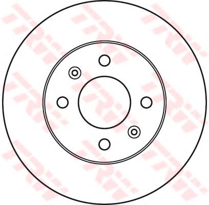 Тормозной диск TRW