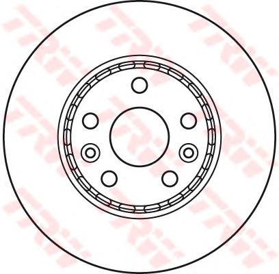 Тормозной диск TRW