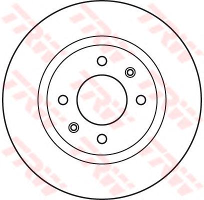 Тормозной диск TRW