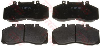 Комплект тормозных колодок, дисковый тормоз TRW