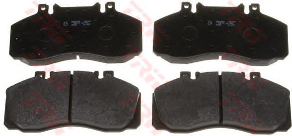 Комплект тормозных колодок, дисковый тормоз TRW