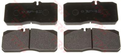 Комплект тормозных колодок, дисковый тормоз TRW
