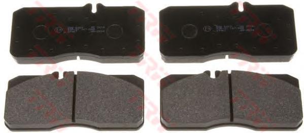 Комплект тормозных колодок, дисковый тормоз TRW