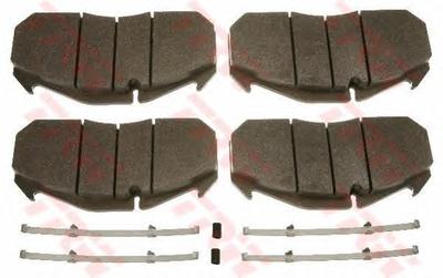 Комплект тормозных колодок, дисковый тормоз TRW GDB5065