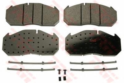 Комплект тормозных колодок, дисковый тормоз TRW