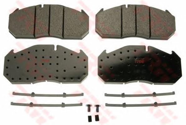 Комплект тормозных колодок, дисковый тормоз TRW