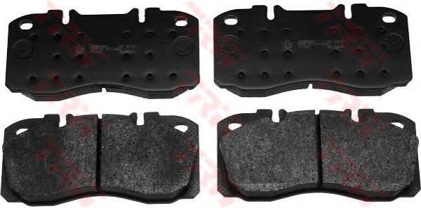 Комплект тормозных колодок, дисковый тормоз TRW