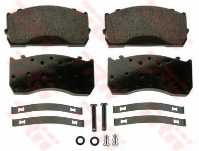 Комплект тормозных колодок, дисковый тормоз TRW
