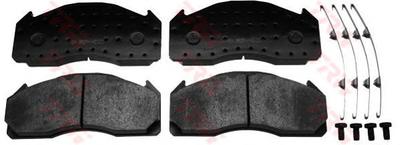 Комплект тормозных колодок, дисковый тормоз TRW